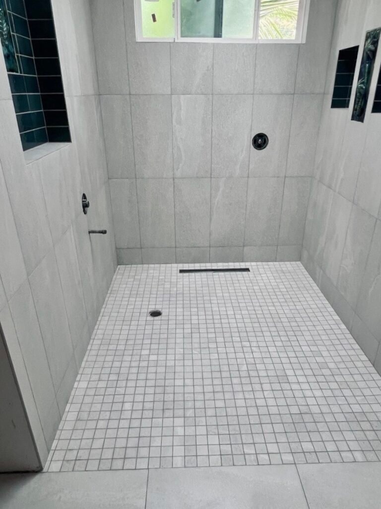 fully renovated bathroom for this home remodeling project