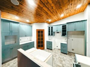 Kitchen remodeling process for one of our clients