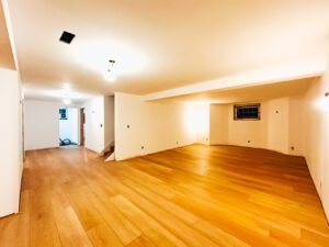 renovation process. installed new beautiful floors and painted the interior as remodel contractors for this seattle project